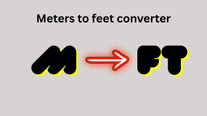 Meters to feet converter