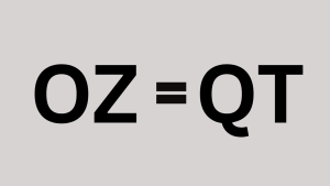 Ounces in a Quart
