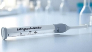 Milligrams to Milliliters Converter